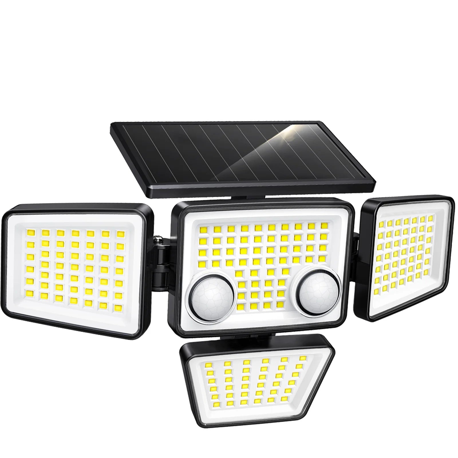 Solar Outdoor Lights - 3000LM 188 LED Motion Sensor Lights Solar Flood Security Lights for Backyard Yard Patio - Smoothy Home