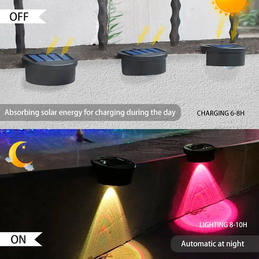 Solar Powered Swimming Pool Side Lights Colorful for Inground Pools Outdoor Waterproof Decorative Light For Garden Patio - Smoothy Home