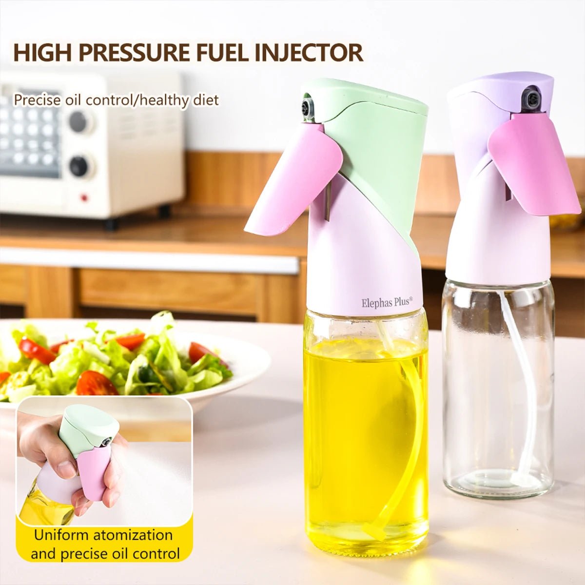 Spray Oil Sprayer Dispenser Bottle Kitchen Oils Spray Camping Beach Dispenser Olive Oil Jar Baking Vinegar Soy Sauce Spray - Smoothy Home