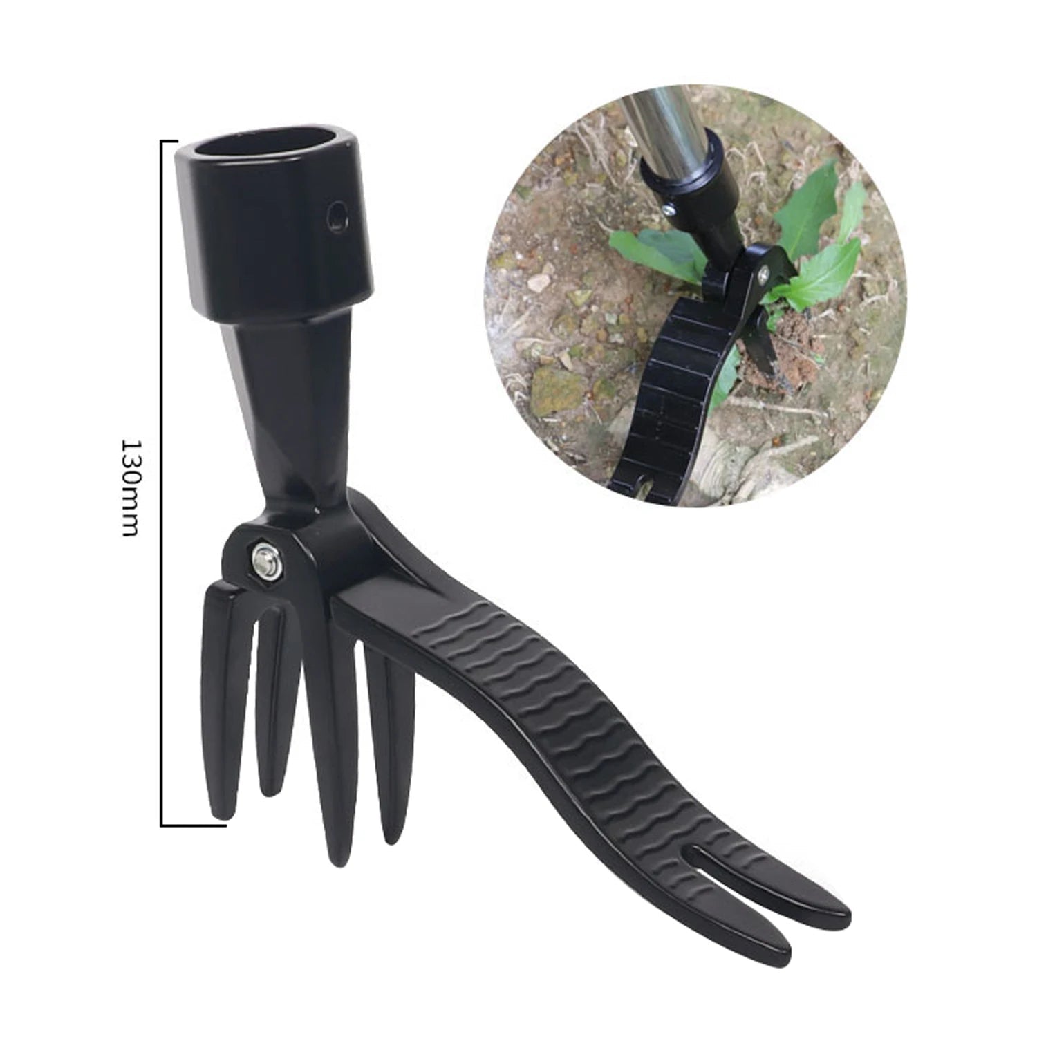 Standing Weeding Puller Metal Weed Puller Head Garden Lawn Root Remover Weeder Manual Vertical Weeding Digging Grass Shovel New - Smoothy Home