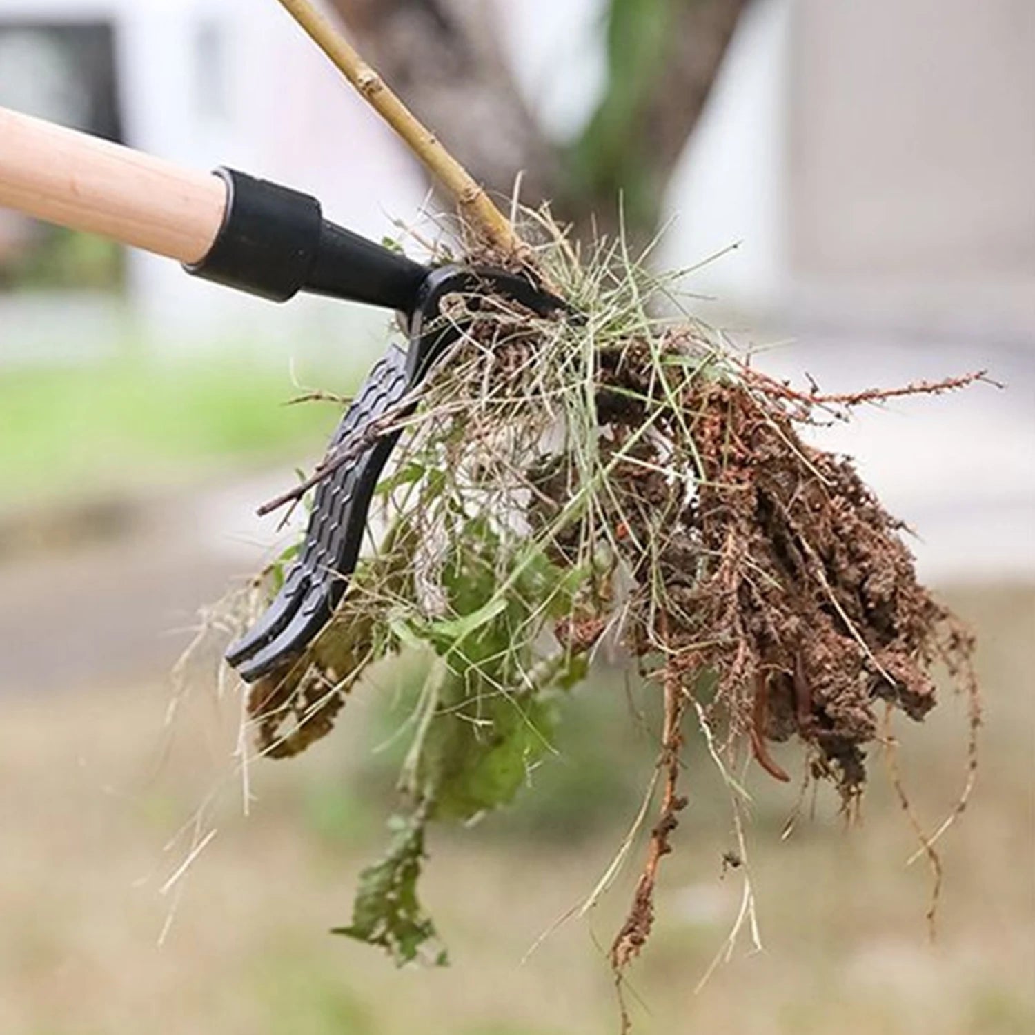 Standing Weeding Puller Metal Weed Puller Head Garden Lawn Root Remover Weeder Manual Vertical Weeding Digging Grass Shovel New - Smoothy Home
