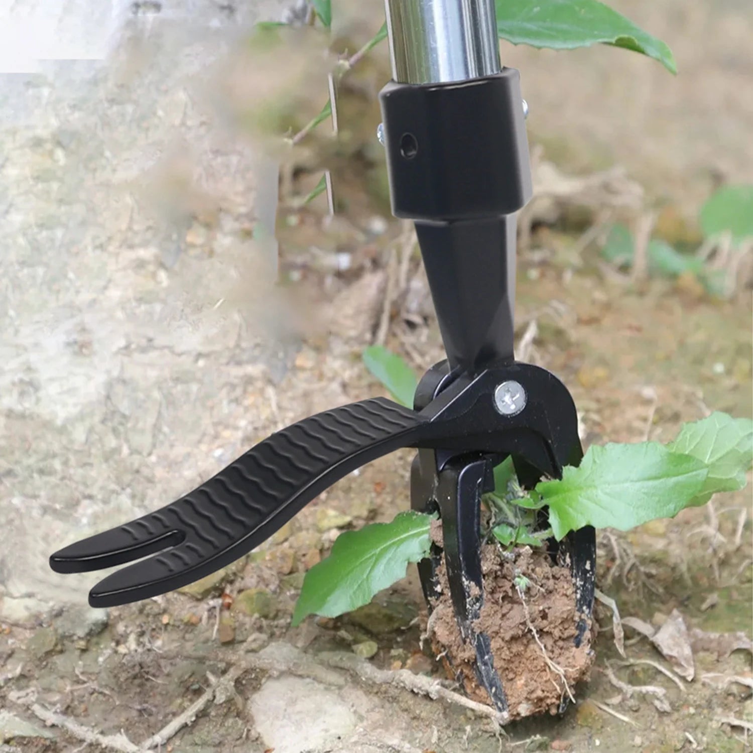 Standing Weeding Puller Metal Weed Puller Head Garden Lawn Root Remover Weeder Manual Vertical Weeding Digging Grass Shovel New - Smoothy Home