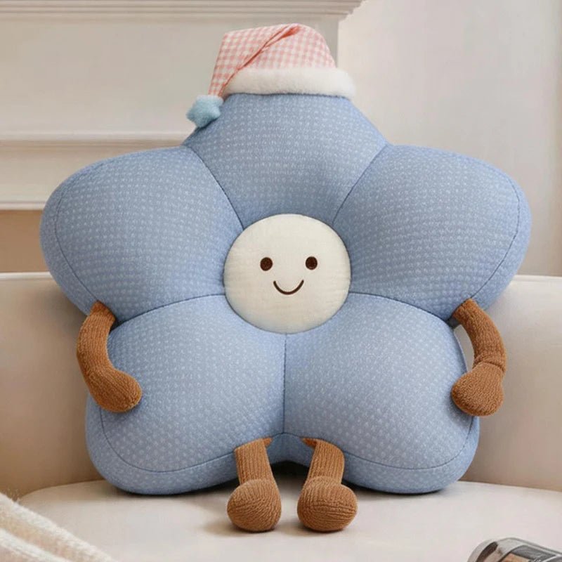 Star Cloud Ice Silk Pillow Summer Cool Hugging Pillow Lumbar Support Good Night Pillow Sofa Cushion Bed Decoration For Home - Smoothy Home