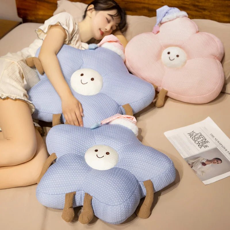 Star Cloud Ice Silk Pillow Summer Cool Hugging Pillow Lumbar Support Good Night Pillow Sofa Cushion Bed Decoration For Home - Smoothy Home