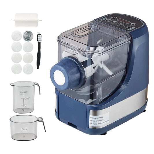 SucceBuy Electric Pasta Maker Automatic Noodle Maker Machine with 4 Intelligent Modes 500g Flour Capacity Pasta Maker Machine - Smoothy Home