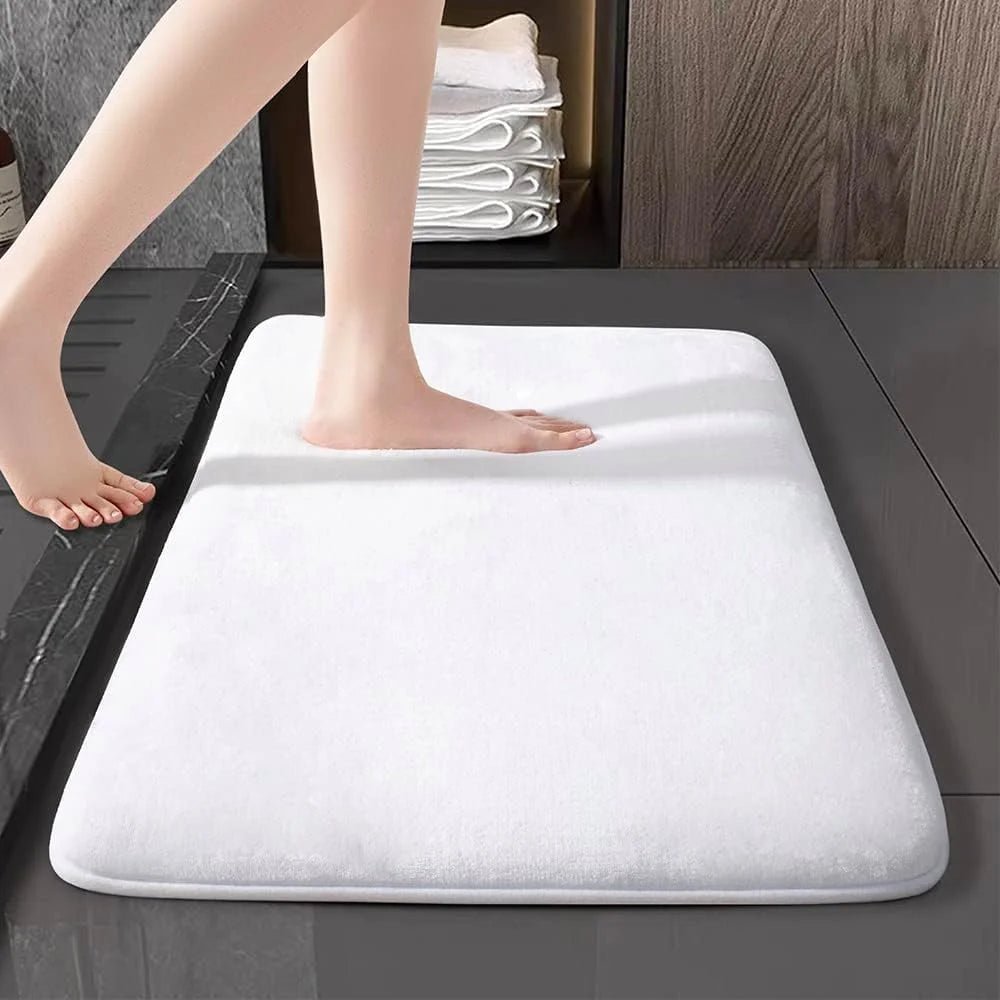 Super absorbent floor mat, super absorbent bath mat, super anti slip coral velvet bathroom floor mat, door mat - Smoothy Home