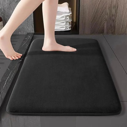 Super absorbent floor mat, super absorbent bath mat, super anti slip coral velvet bathroom floor mat, door mat - Smoothy Home