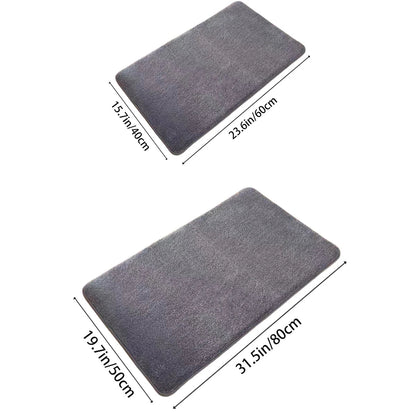 Super absorbent floor mat, super absorbent bath mat, super anti slip coral velvet bathroom floor mat, door mat - Smoothy Home