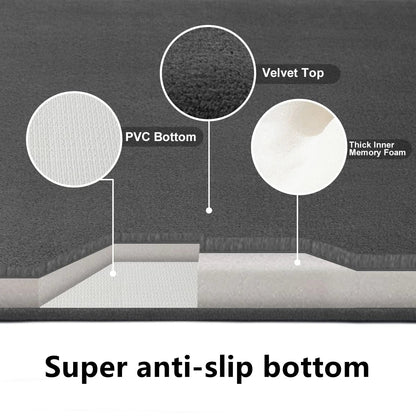 Super absorbent floor mat, super absorbent bath mat, super anti slip coral velvet bathroom floor mat, door mat - Smoothy Home