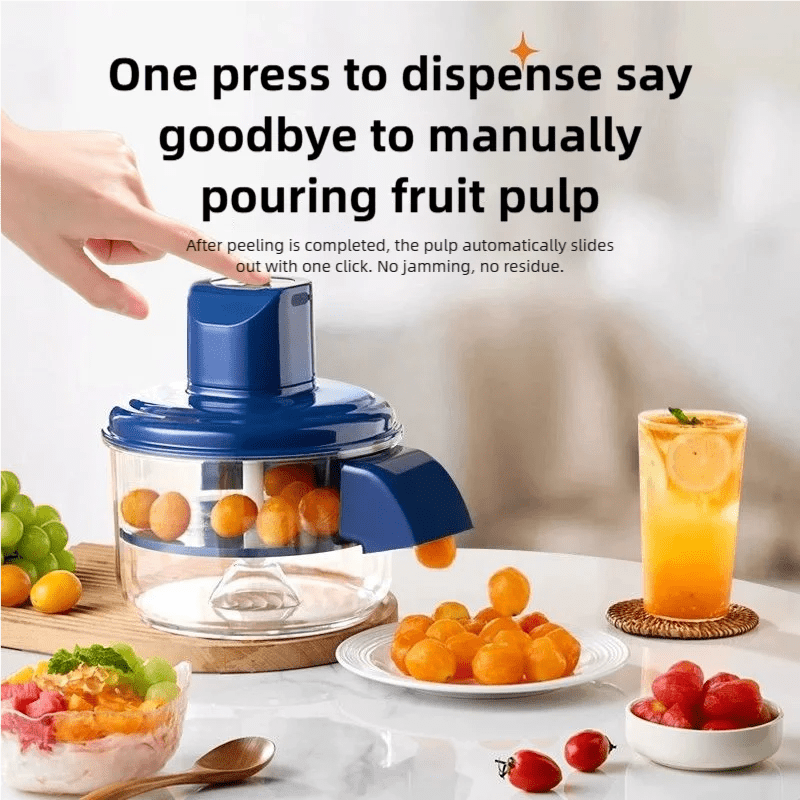 TINSOL Electric Fruit and Vegetable Peeler Automatic Small Fruit Peeling Tool Smart Grape Peeler Kitchen Peeling Gadget - Smoothy Home