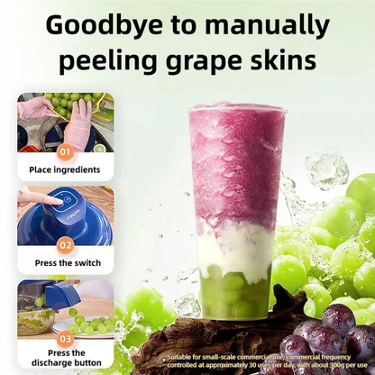 TINSOL Electric Fruit and Vegetable Peeler Automatic Small Fruit Peeling Tool Smart Grape Peeler Kitchen Peeling Gadget - Smoothy Home