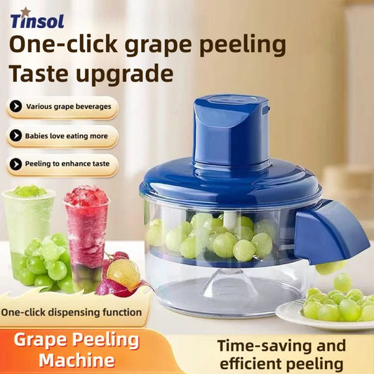 TINSOL Electric Fruit and Vegetable Peeler Automatic Small Fruit Peeling Tool Smart Grape Peeler Kitchen Peeling Gadget - Smoothy Home