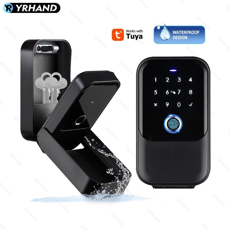 TTlock Smartkey Lock Box Wireless Electronic Key Safe with Digital Code App Controlled Bluetooth Smartlock for Home Key Padlock - Smoothy Home