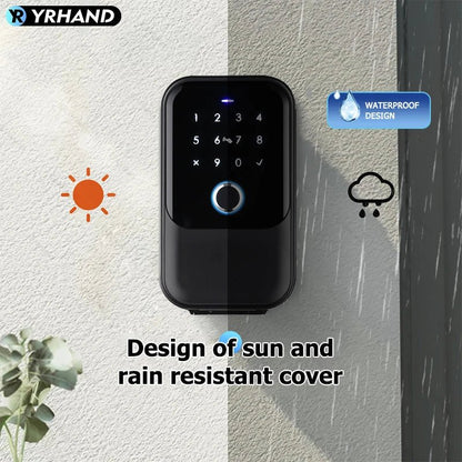 TTlock Smartkey Lock Box Wireless Electronic Key Safe with Digital Code App Controlled Bluetooth Smartlock for Home Key Padlock - Smoothy Home