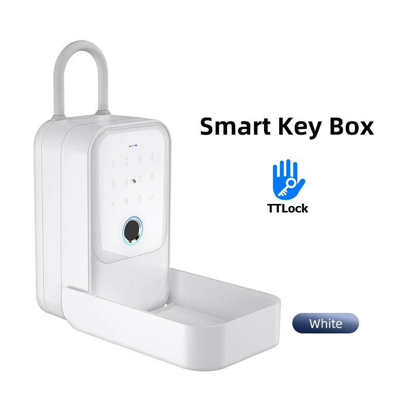 TTlock Smartkey Lock Box Wireless Electronic Key Safe with Digital Code App Controlled Bluetooth Smartlock for Home Key Padlock - Smoothy Home