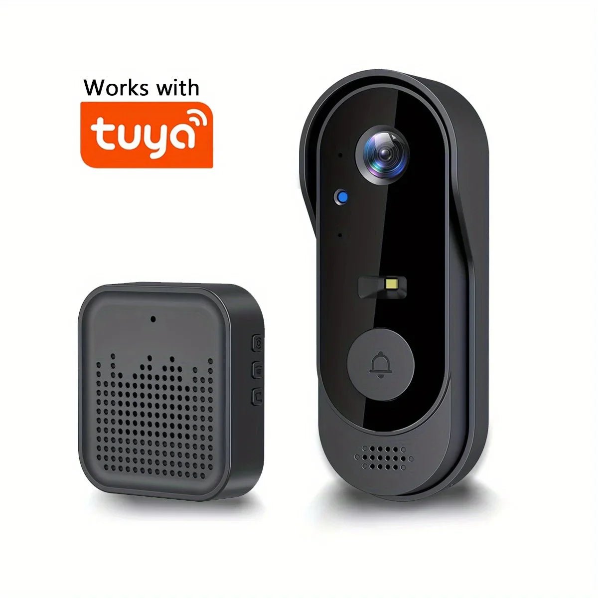 Tuya WiFi Home Smart Video doorbell Outdoor bidirectional HD door eye camera 1080P support SD card cloud storage waterproof - Smoothy Home