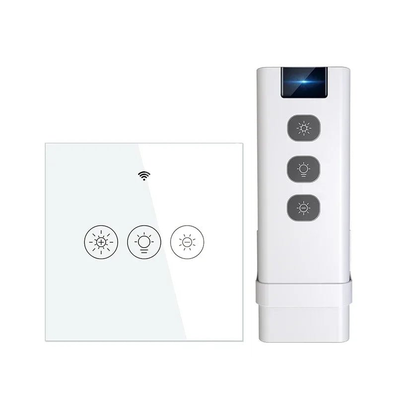 Tuya WiFi RF Smart Light Dimmer Switch 2/3Way Multi-Control Smart Life APP Remote Control Work with Alexa Google Voice Control - Smoothy Home