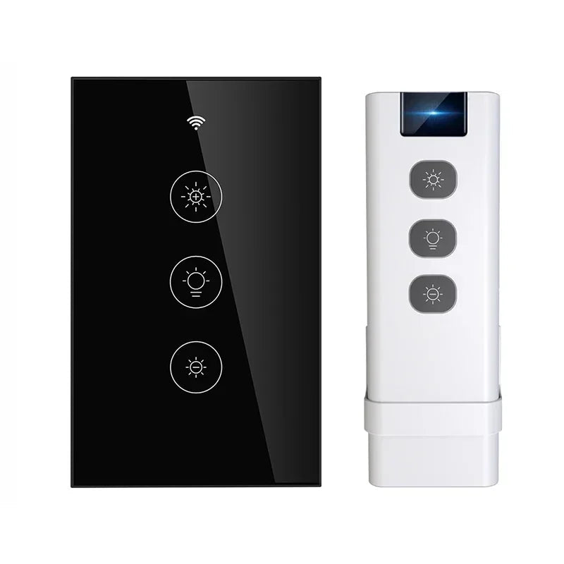 Tuya WiFi RF Smart Light Dimmer Switch 2/3Way Multi-Control Smart Life APP Remote Control Work with Alexa Google Voice Control - Smoothy Home
