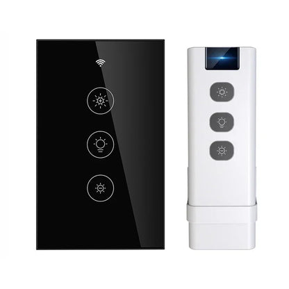 Tuya WiFi RF Smart Light Dimmer Switch 2/3Way Multi-Control Smart Life APP Remote Control Work with Alexa Google Voice Control - Smoothy Home