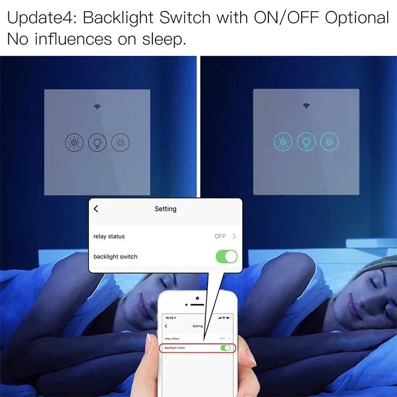 Tuya WiFi RF Smart Light Dimmer Switch 2/3Way Multi-Control Smart Life APP Remote Control Work with Alexa Google Voice Control - Smoothy Home