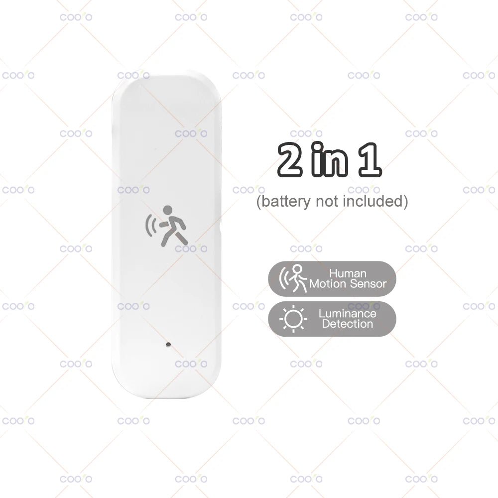 Tuya Zigbee 4 in 1 10G Radar Motion Sensor with Light Lumiance Temperature Humidity Detection for Smart Home Replace PIR Sensor - Smoothy Home
