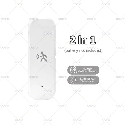Tuya Zigbee 4 in 1 10G Radar Motion Sensor with Light Lumiance Temperature Humidity Detection for Smart Home Replace PIR Sensor - Smoothy Home
