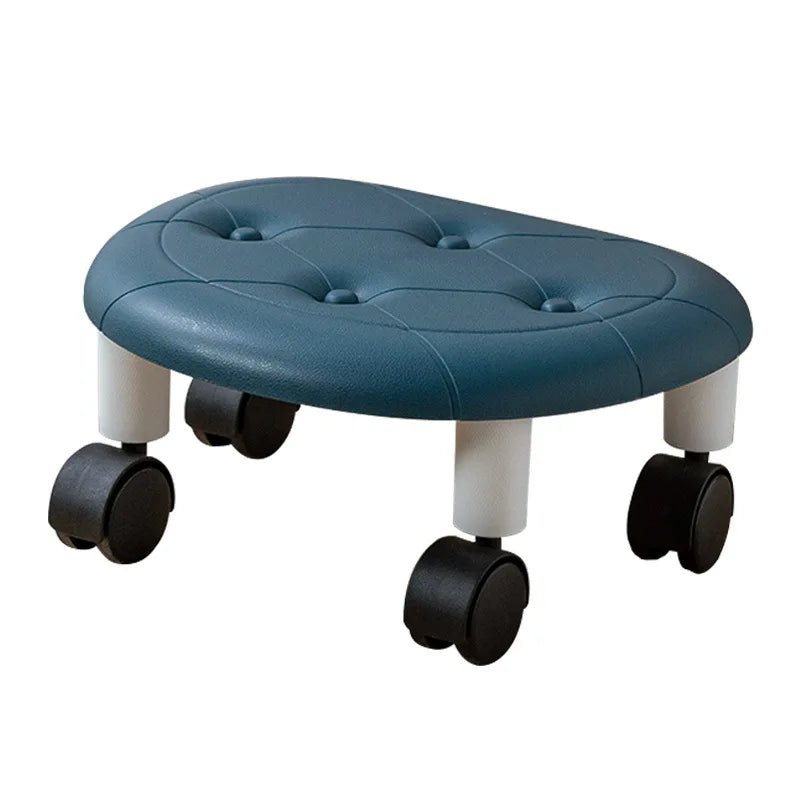 Universal Wheel Stool for Household Use Pulley Low Stool Seat with Wheels CHILDREN'S Multi-functional Stool, round Stool - Smoothy Home