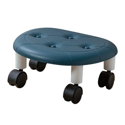 Universal Wheel Stool for Household Use Pulley Low Stool Seat with Wheels CHILDREN'S Multi-functional Stool, round Stool - Smoothy Home