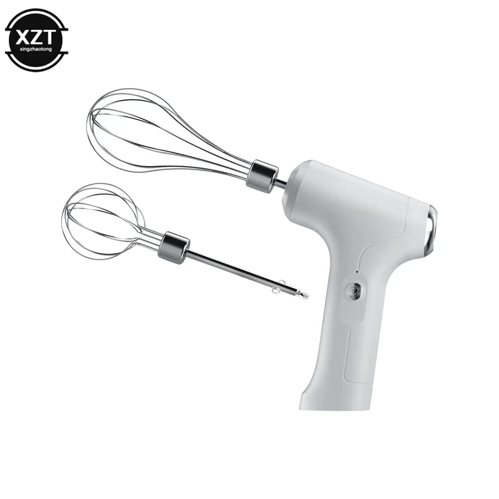 USB Wireless Electric Whisk Cake Baking Cream Whisk Kitchen Tools Handheld Rechargeable Mixing Machine Electric Food Mixer - Smoothy Home