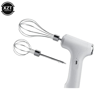 USB Wireless Electric Whisk Cake Baking Cream Whisk Kitchen Tools Handheld Rechargeable Mixing Machine Electric Food Mixer - Smoothy Home