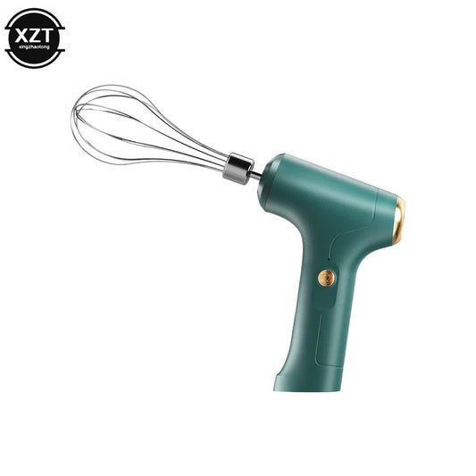 USB Wireless Electric Whisk Cake Baking Cream Whisk Kitchen Tools Handheld Rechargeable Mixing Machine Electric Food Mixer - Smoothy Home