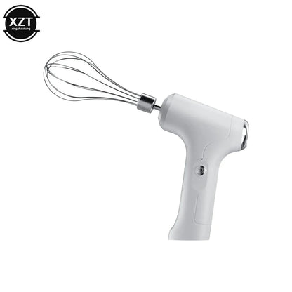 USB Wireless Electric Whisk Cake Baking Cream Whisk Kitchen Tools Handheld Rechargeable Mixing Machine Electric Food Mixer - Smoothy Home