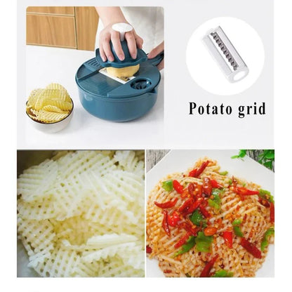 Vegetable Cutter Multi-Functional Potatoes Manually Cut Shred Slicer Grater Kitchenware Acceesories Tools - Smoothy Home