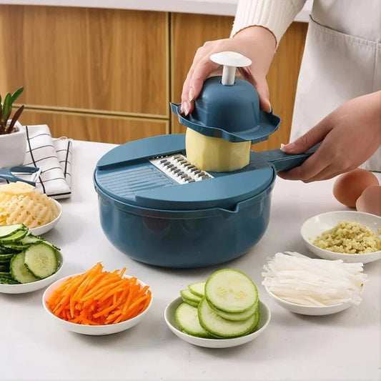 Vegetable Cutter Multi-Functional Potatoes Manually Cut Shred Slicer Grater Kitchenware Acceesories Tools - Smoothy Home