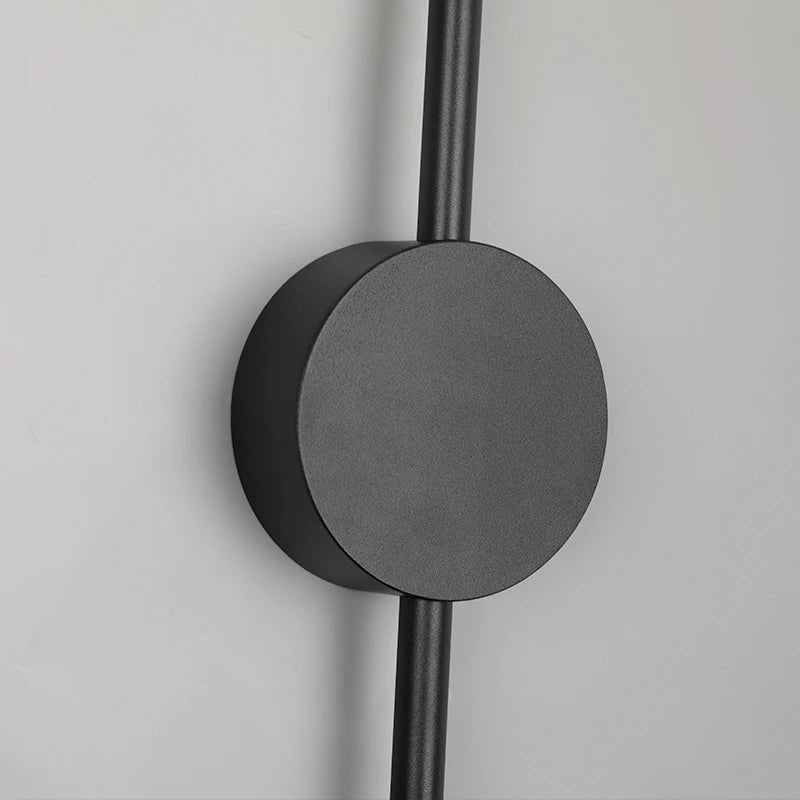 Wall Lamp Bedroom Wall Light Modern Long LED Light Black I-Shaped Living Room Corridor Interior Lighting Home Decor Lighting - Smoothy Home