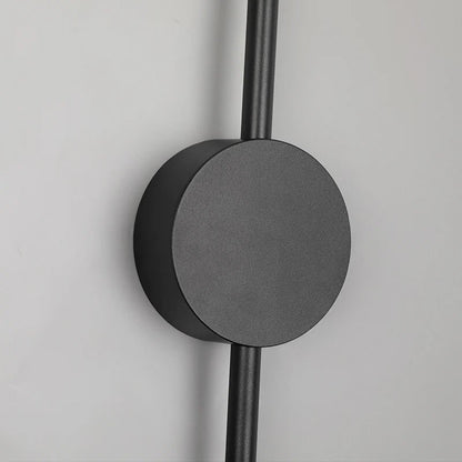 Wall Lamp Bedroom Wall Light Modern Long LED Light Black I-Shaped Living Room Corridor Interior Lighting Home Decor Lighting - Smoothy Home