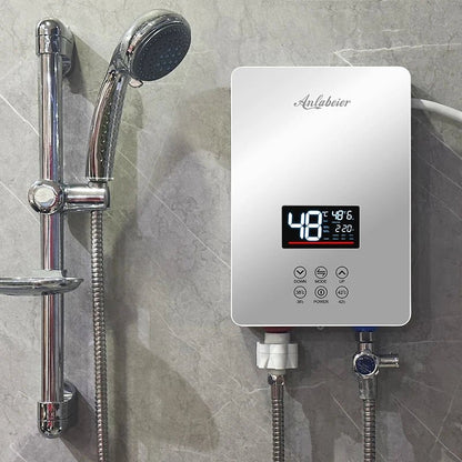 Water Heater With Shower Set 220V 6kw Water Heater Electric Water Heater Electric Smart Shower Control - Smoothy Home