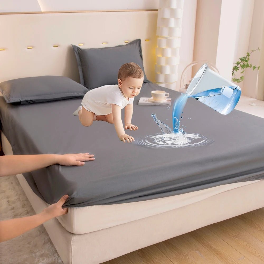 Waterproof Fitted Bed Sheet - Smoothy Home