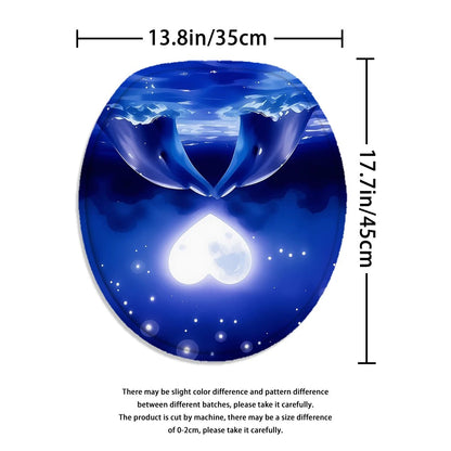 Whale Ocean Bathroom Curtain Set - Smoothy Home