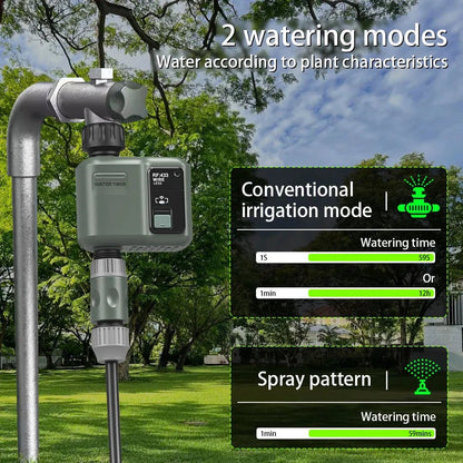 WIFI Smart Garden Watering Timer Automatic Sprinkle Water Timer Valve Outdoor Irrigation Watering System Tuya Alexa Google Home - Smoothy Home