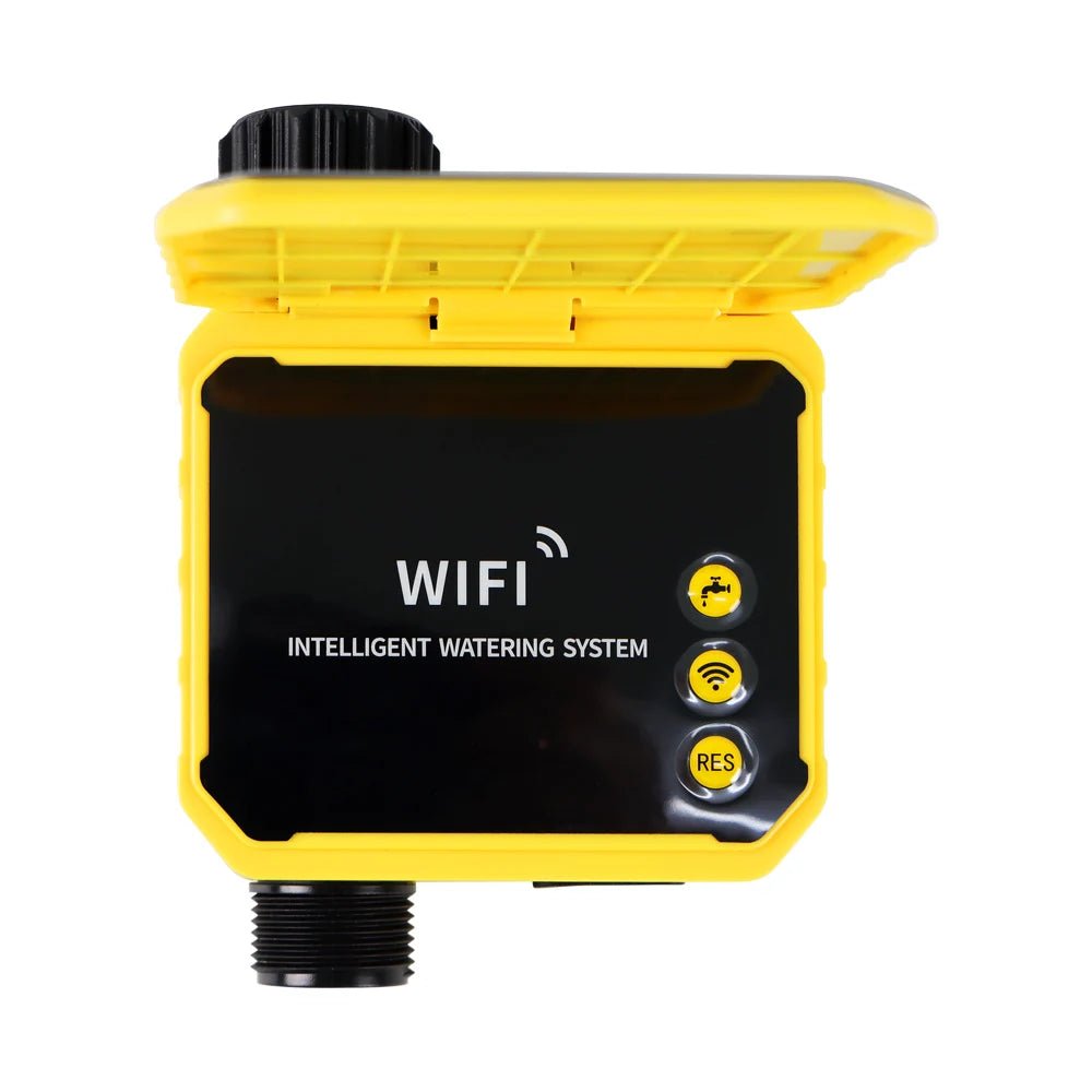 WiFi Solar Irrigation Timer 1/2/4 Outlets Smart Irrigation System Flower Watering Timing Controller for Garden Greenhouse - Smoothy Home