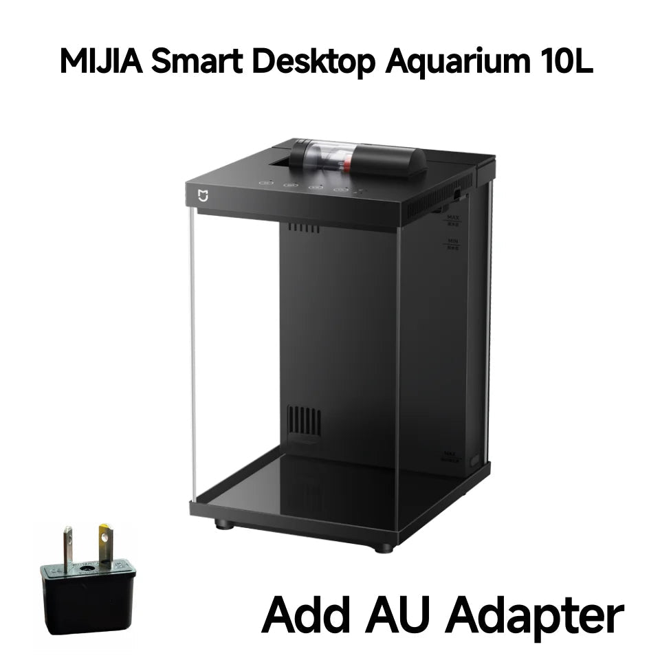 Xiaomi Mijia Smart Desktop Aquarium 10L Smart Fish Tank App Control Feeding Pro Filtration Mi Home Compatible No Assembly - Smoothy Home
