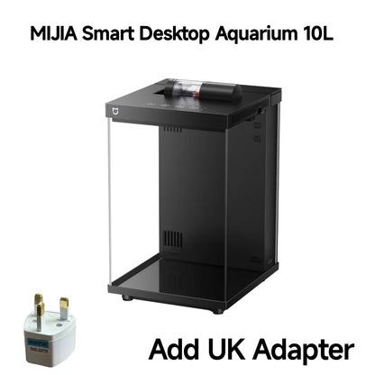 Xiaomi Mijia Smart Desktop Aquarium 10L Smart Fish Tank App Control Feeding Pro Filtration Mi Home Compatible No Assembly - Smoothy Home