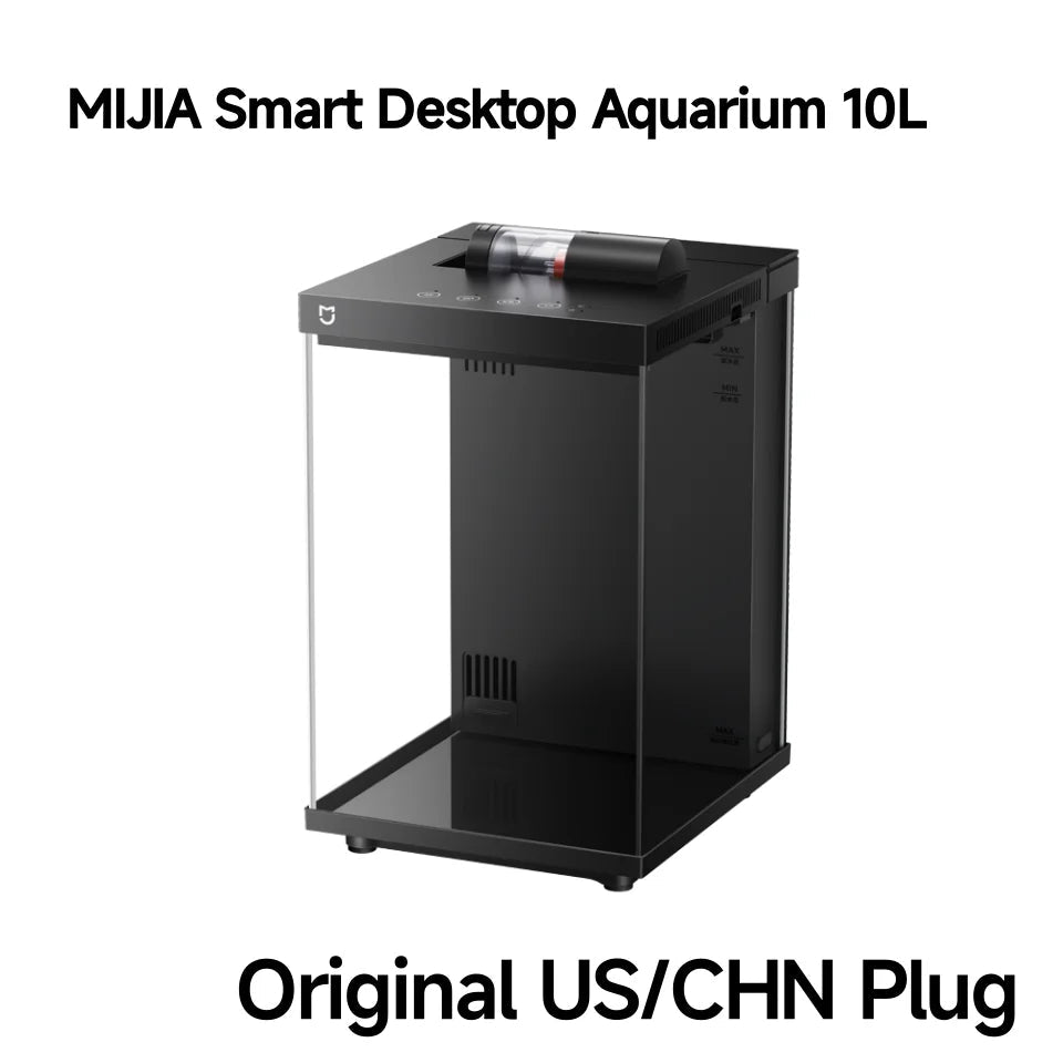 Xiaomi Mijia Smart Desktop Aquarium 10L Smart Fish Tank App Control Feeding Pro Filtration Mi Home Compatible No Assembly - Smoothy Home