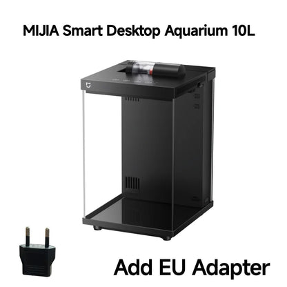 Xiaomi Mijia Smart Desktop Aquarium 10L Smart Fish Tank App Control Feeding Pro Filtration Mi Home Compatible No Assembly - Smoothy Home
