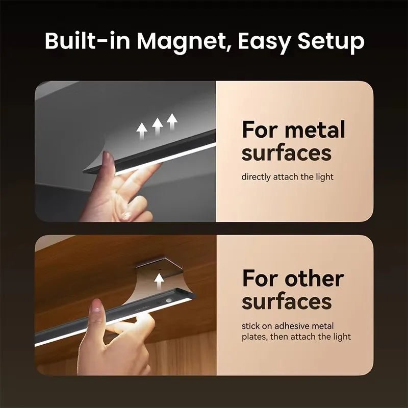 Yeelight Ultra Thin Cabinet Light A30 A50 Smart Induction Rechargeable Dimmable Motion Sensor Wardrobe Corridor Night Lamp - Smoothy Home