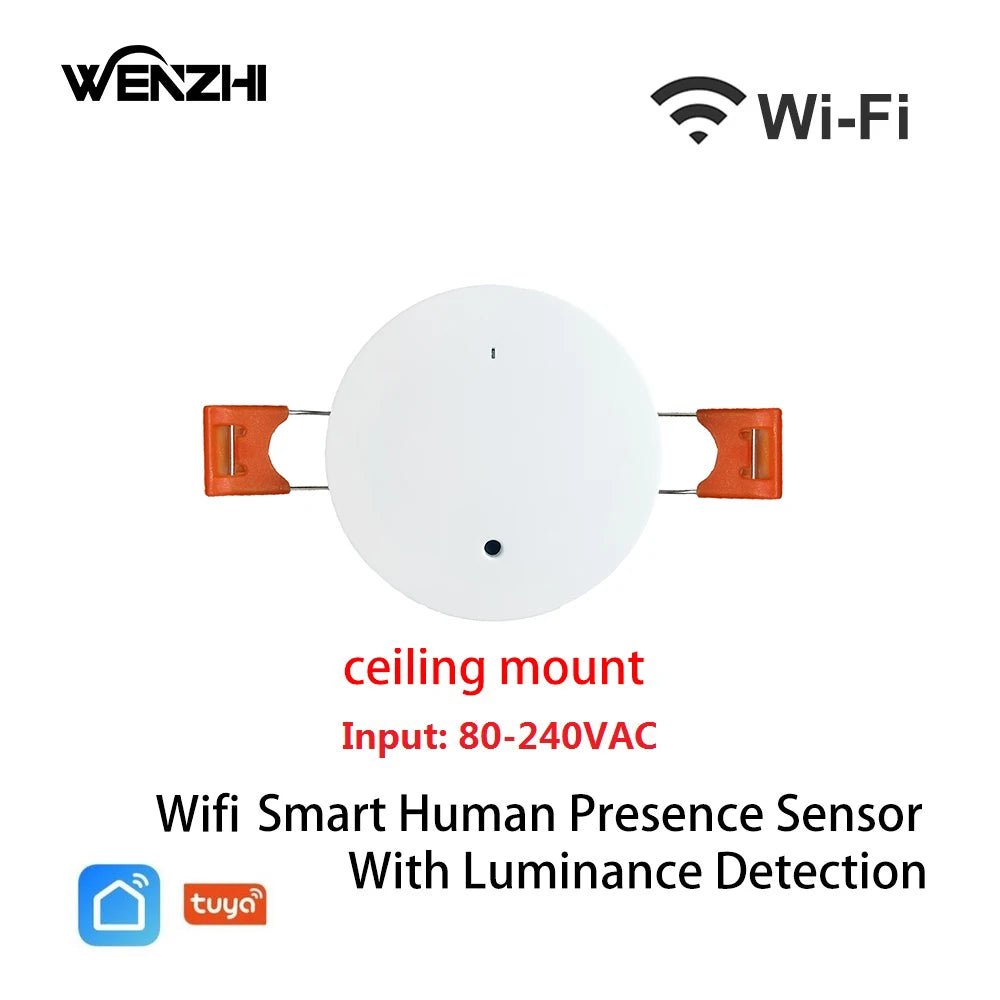 ZigBee Wifi MmWave Human Presence Motion Sensor With Luminance/Distance Detection 5/110/220V Tuya Smart Life Home Automation - Smoothy Home